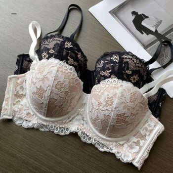 Women 1/2 Cup Lace Push-Up Bra | WB001
